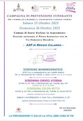 CAMPAGNA DI PREVENZIONE ITINERANTE
